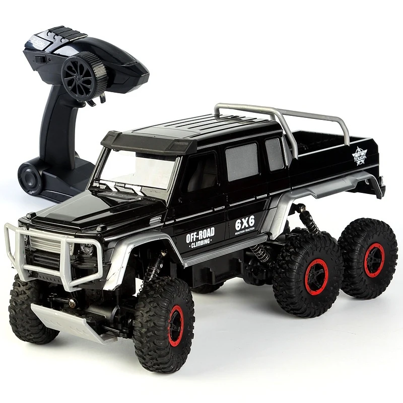 Горячая продажа большой внедорожный грузовик RC 2 4G 6wd 6 колесный привод 100 м хобби
