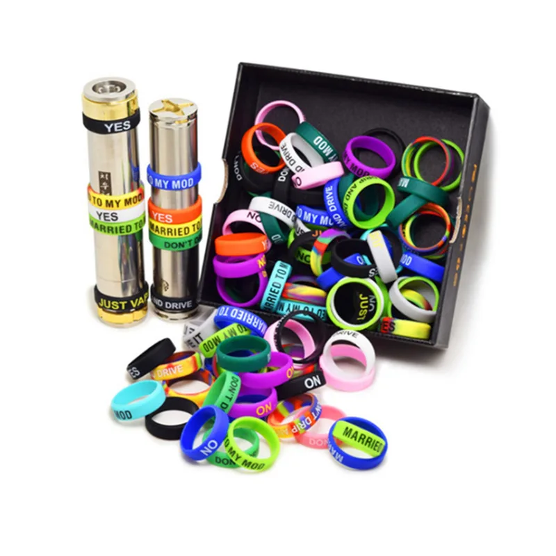 

2000Pcs/Lot Vape Band Silicone Ring Protection Decoration Electronic Cigarette Accessories For Atomizer Mod Rda Rta Tank