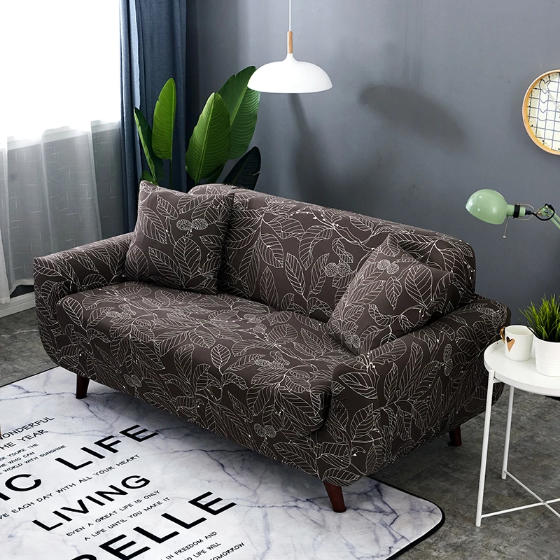 Универсальный волшебный чехол для дивана, растягивающийся серый чехол из спандекса для дивана, эластичный чехол для диванов