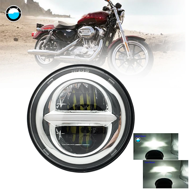 5 75 дюймовая светодиодный ная фара для Dyna Sporter Street Bob FXDB 3/4 &quotналобный фонарь с