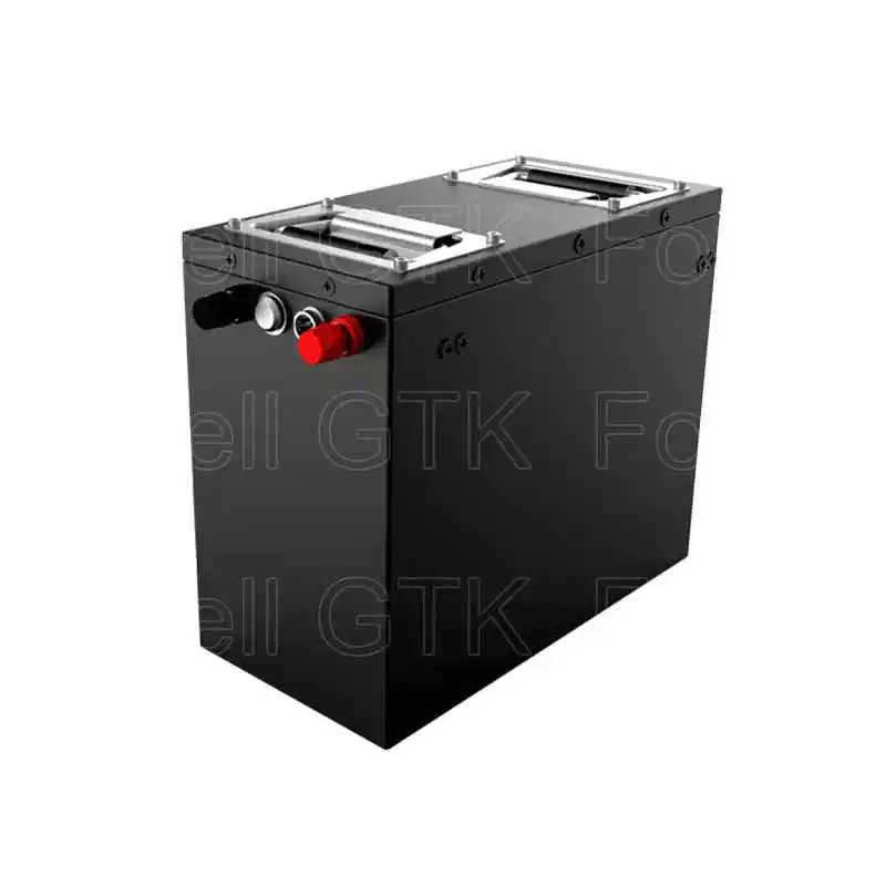 Metal case 25.6v 50Ah lifepo4 battery 8s 24v 26650 25A BMS for AGV EV motor power 1000w bike solar energy robot rv + 5A charger (1)