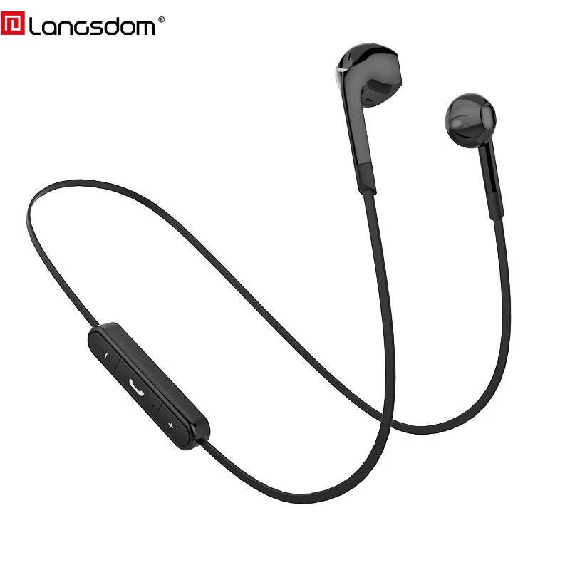 Langsdom BL6 Wireless Headphone Bluetooth Earphones Sport auriculares Bluetooth Headset for Phone Half In-Ear Bluetooth Earpiece