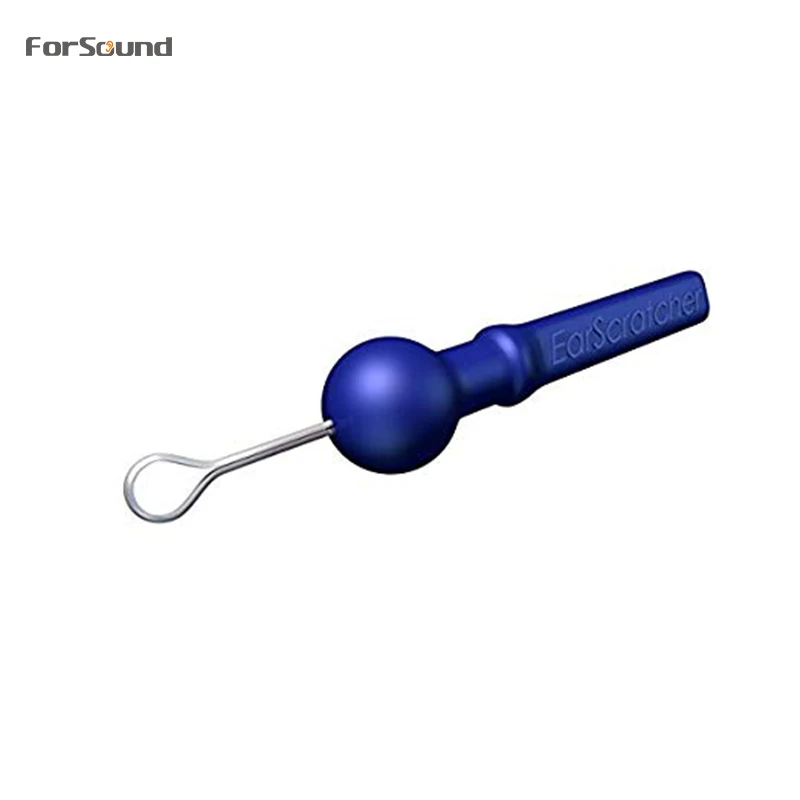 Ушной скребок слуховой аппарат четкий звук воск предотвращает ушной воск Cerumen от инструмент для чистки ушей - Цвет: Blue