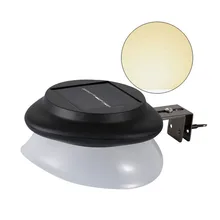 Новая высококачественная Солнечная новая мощность ed открытый сад освещенный желоб забор светодиодная настенная лампа Прямая