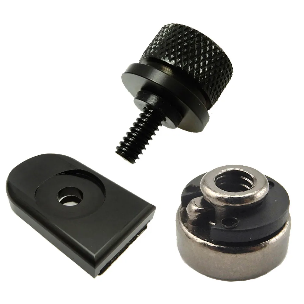 

Aluminum Knurled Seat Bolt Fender Nuts Knobs Nut for HL Sportster Dyna Roadking Softail 1996-2005 1/4'' Refit