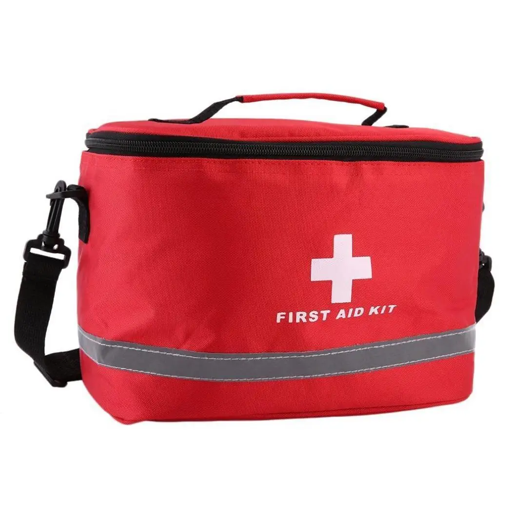

Home Outdoor Travelling Medical Storage Box Case Emergency First Red Aid Bag