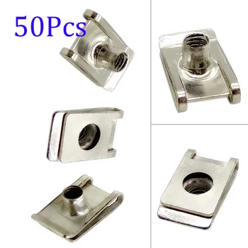 

Door Fasteners U-shape Clips Car 25*15mm Metal Panels Motorcycles Set Durable Easy To Install