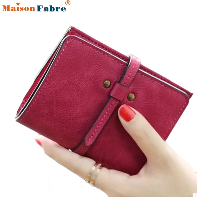 Excellent Quality Women Short Wallets Ladies Small Wallet Coin Purse Female Credit Card Wallet Purses Money Bag Christmas Gift