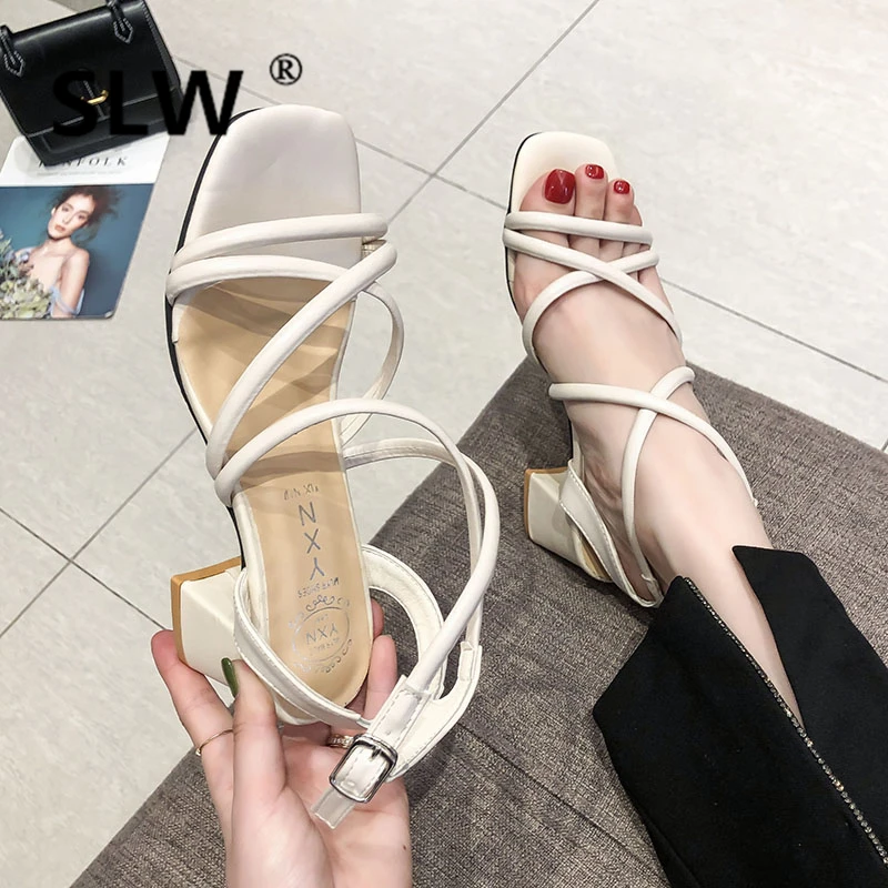 

Rome block heel shoes soulier femme platform women sandals Casual korean style summer zomer schoenen plataformas mujer