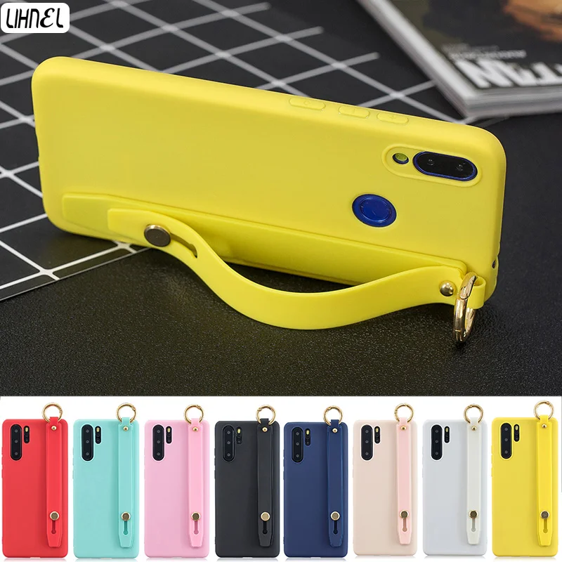 

Wrist Strap Hand Band Bracket Case for Huawei Psmart Z Honor9 lite P20 P30 Pro P10lite Etui for Huawei P Smart 2019 Y7 Y9 2019