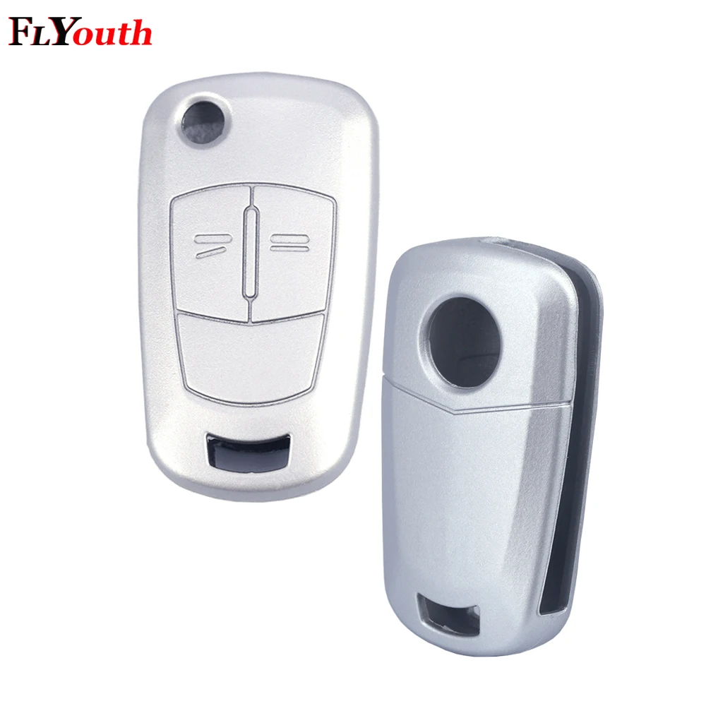 

For Vauxhall Opel Corsa Astra Vectra Signum Silicone Folding Flid Car Key Cover Case Fob 2 Button Silicone Remote Car Styling