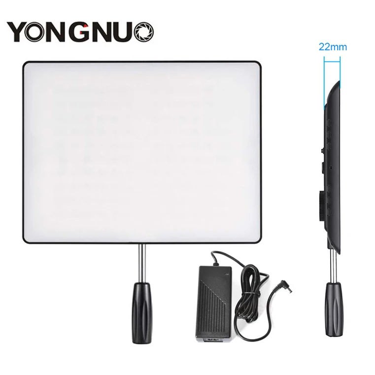 Светодиодный светильник YONGNUO YN600 с воздушным YN-600 для камеры и видеокамеры 3200 K-5500 K для Canon Nikon Pentax Olympus samsung DSLR& Camcorder+ адаптер