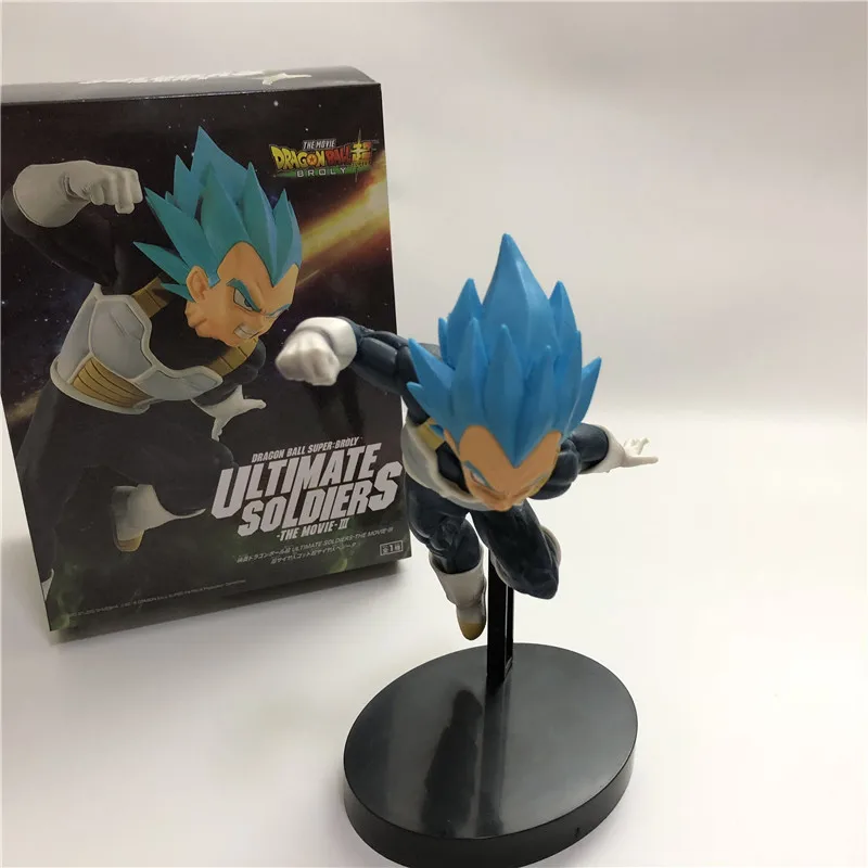 Dragon Ball Z темно-синяя Gogeta Goku Vegeta Ultimate Soldier Movie Ver. Против Супер броли битва ПВХ экшн-фигурка Драконий жемчуг зет 23 см