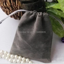 Индивидуальный и оптовый маленький бархатный ювелирный мешочек Бархатный подарок бархатный шнурок мешочек для украшений для браслетов и браслетов