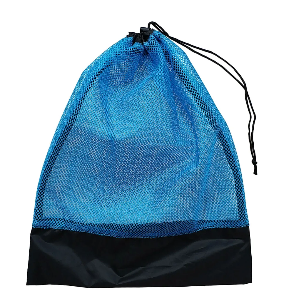 Drawstring Mesh Storage Gear Bag for Scuba Diving Snorkeling Swimming Water Sports Snorkeling Spearfishing Freediving