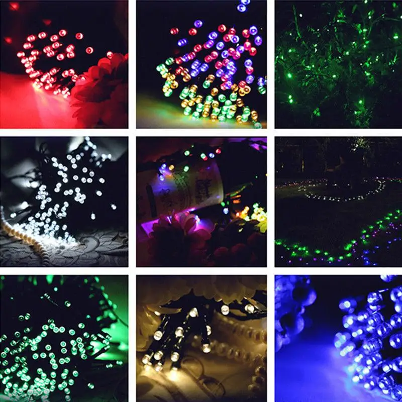 

500 LEDs Solar String Lights Outdoor Waterproof Fairy Light String With Solar Panel For Christmas Home Wedding Party Decoration
