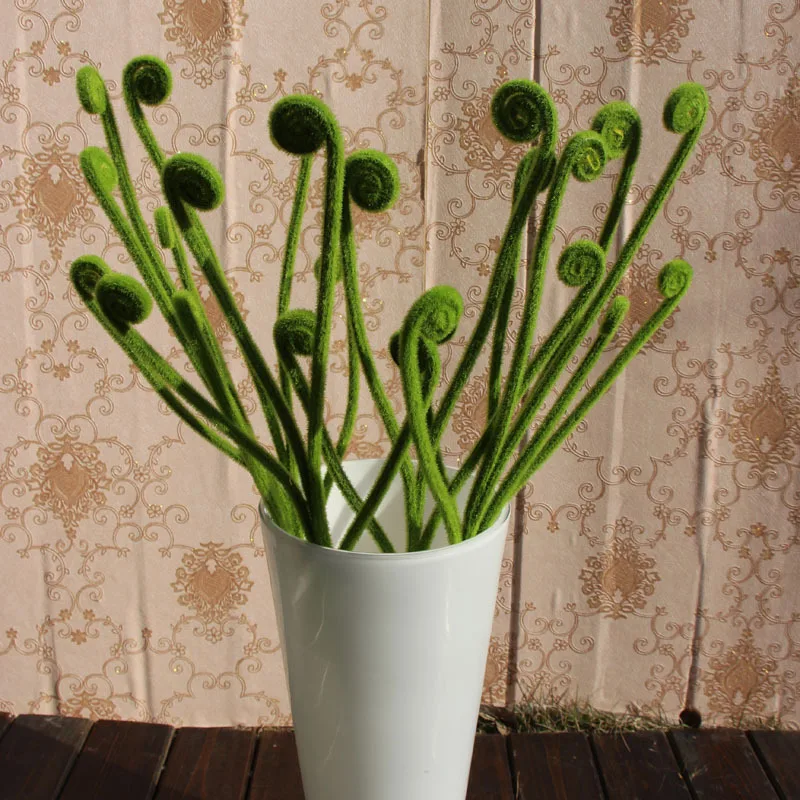 

artificial flower source material green curl fern bud floral accessories