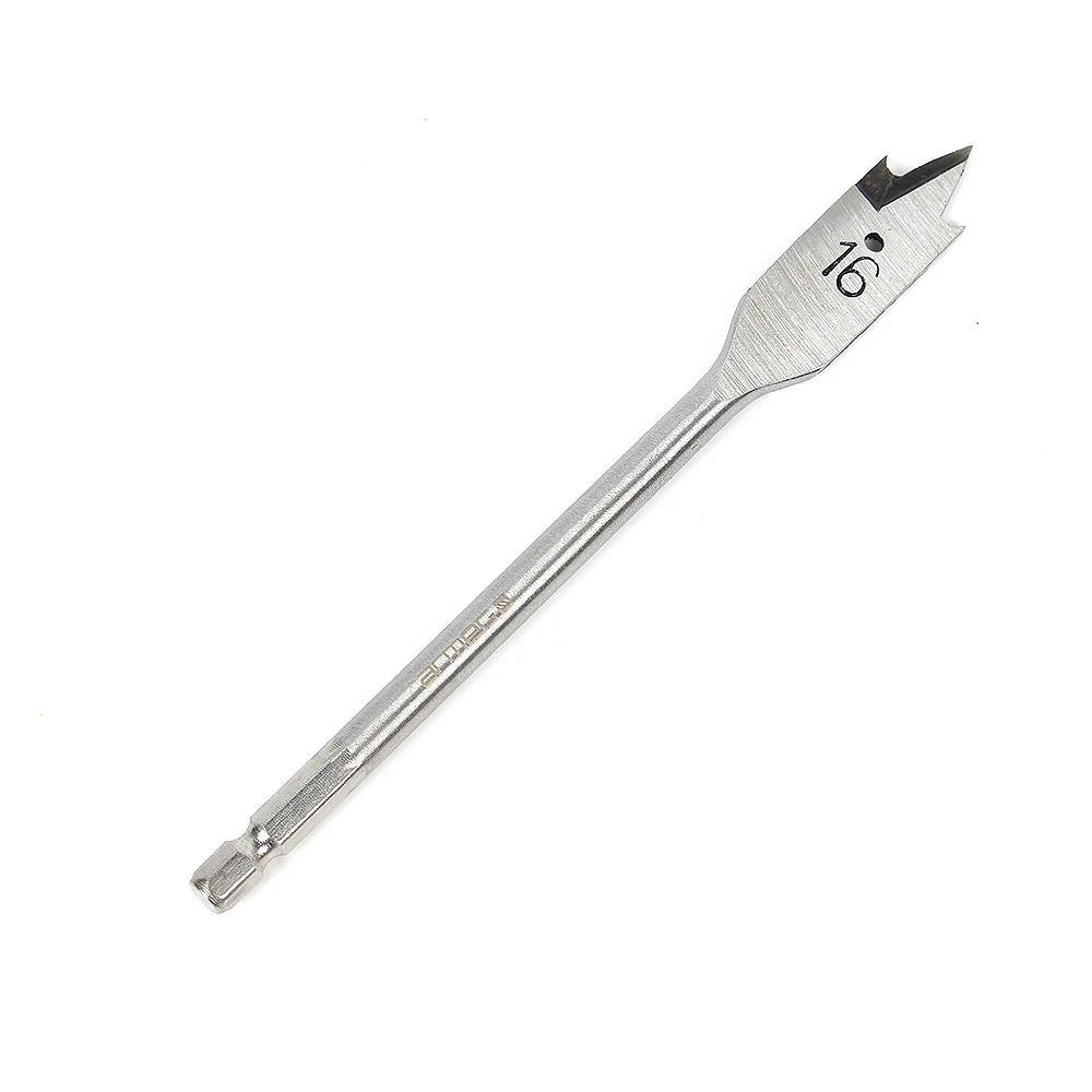 HOEN 6-55mm Durable Woodworking Tool Sets Flat Drill Long High-carbon Steel Wood Flat Drill Set Woodworking Spade Drill Bits