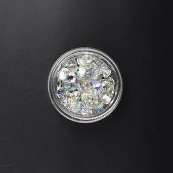 

2018 100pcs 1box Ab Diamond Rhinestones 3d Nail Art Decoration Acrylic Uv Gel Manicure Round Shape Velvet Accessoires Top Sale