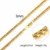 3-6MM Stainless Steel Men Chain Choker Necklace 20