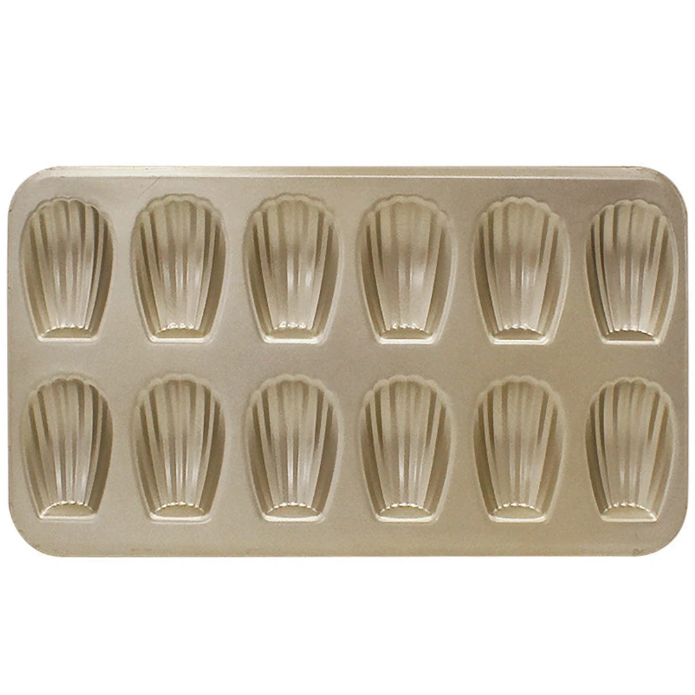 

DIY For Madeline Cake Bakeware Professional Non-stick Bread Durable Carbon Steel Kitchen Tools Mold