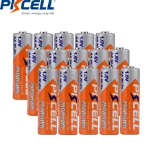 PKCELL – 12 pièces ni-zn 2500mWh 1.6V AA rechargeables pour appareil photo numérique, CD, machine de jeu, jouet