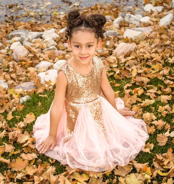 Baby Glitter Gold Dress,baby girl birthday outfit,Gold Sequin Girls