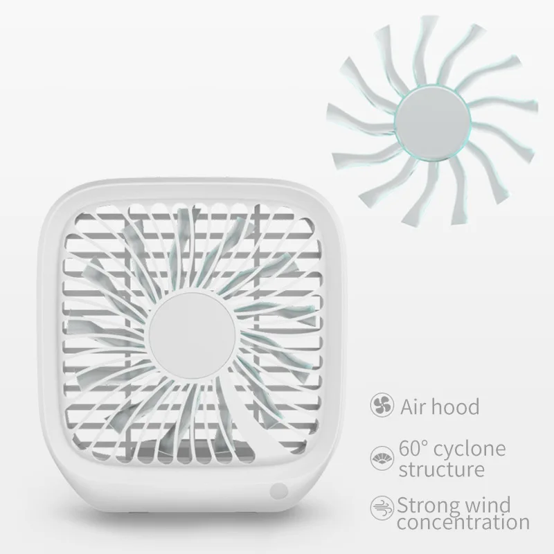 Portable Mini 3-Speed USB Cooling Fan Silent Small For Car Backseats Air Conditioner Office Desktop Desk Gadgets | Компьютеры и офис