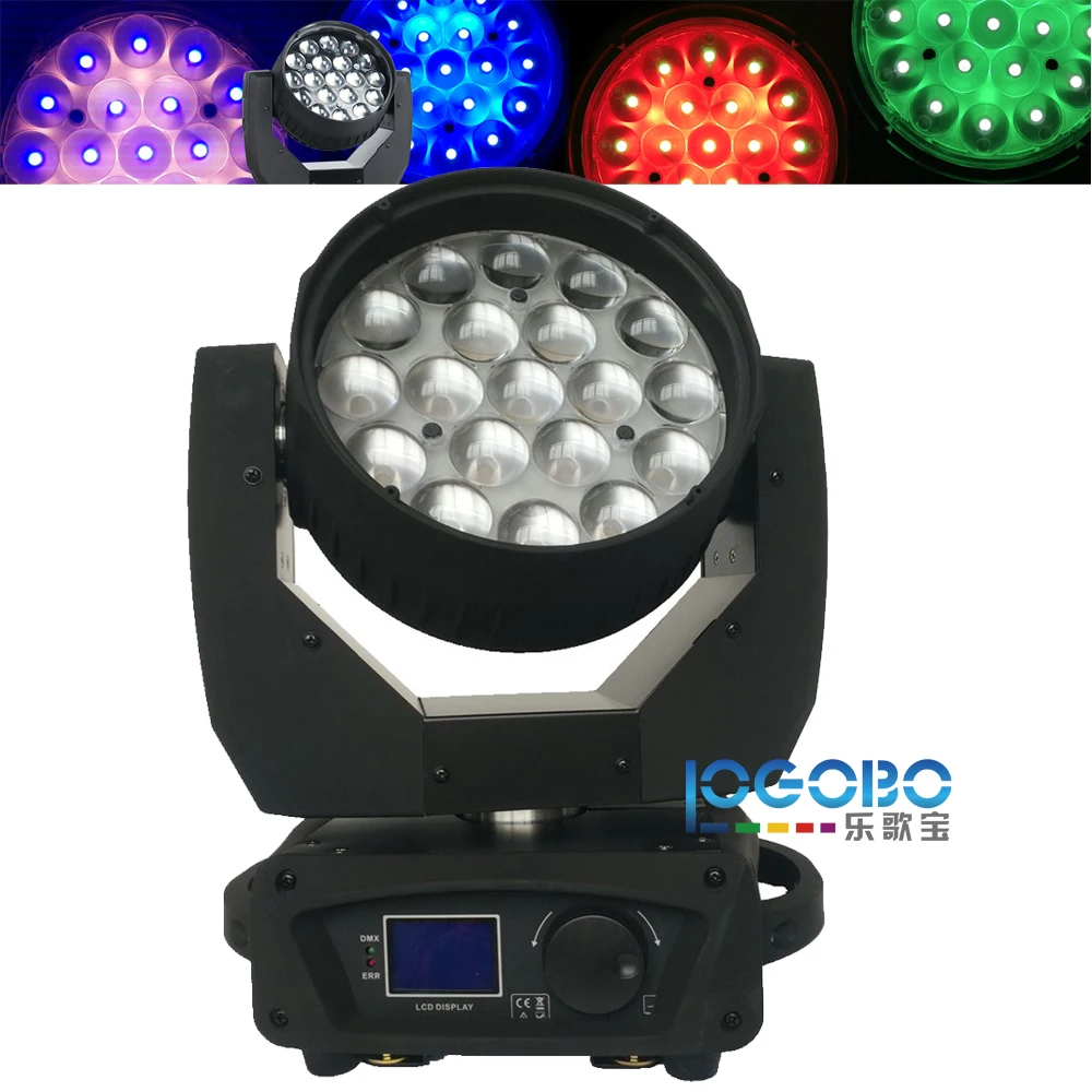 Лидер продаж 1F чехол + 2 шт. 12Wx19 Mac Aura Zoom Led движущаяся головка DMX мытье/луч/глаз