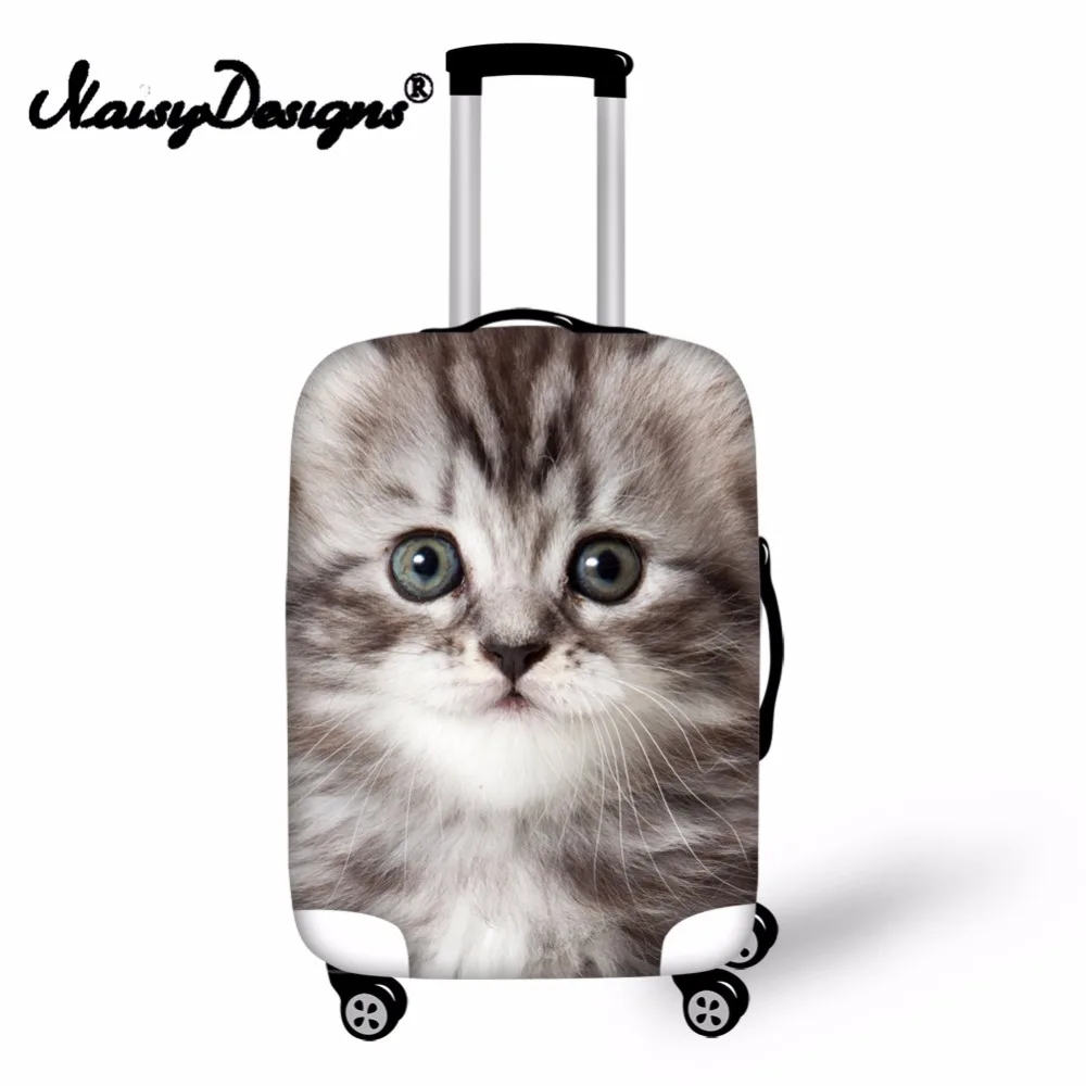 Noisydesigns Cute Cat Printings Luggage Suitcase Fashion Protective