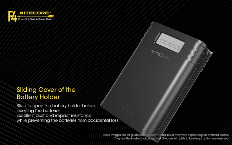 2 in 1 NITECORE F4 Power Bank & Battery Charger (8)