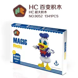 HC Конструкторы "Magic" японского аниме мультфильм Дональд Дак кирпичи кукла строительные блоки аниме игрушки аукцион модель игрушки Дети HC9052