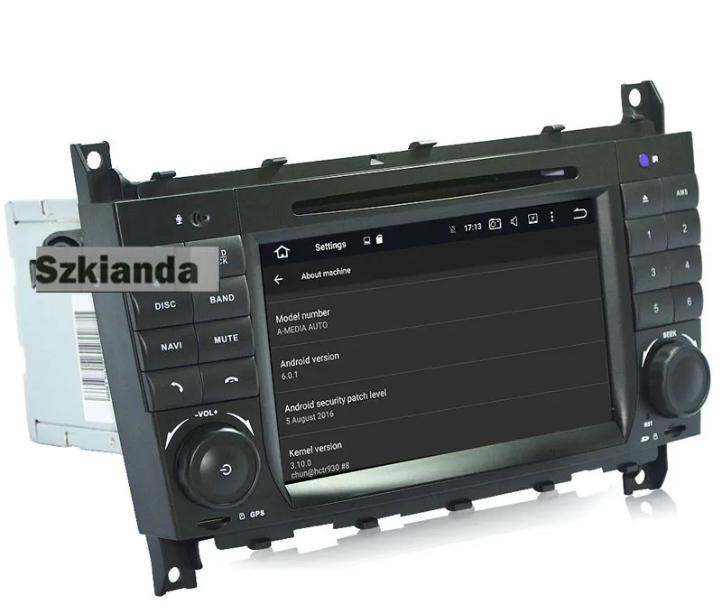 Discount 2 DinAndroid 8.0 Car DVD Player for Mercedes-Benz W203 2004-2007 c200 C230 C240 C320 C350 CLK 2005 GPS Navigation Radio WiFi 4G 4