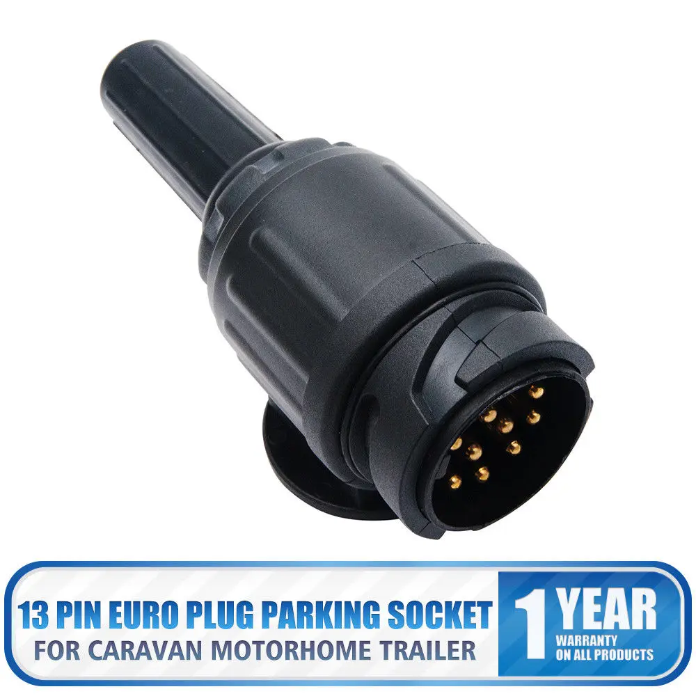 13Pin مقطورة شاحنة مآخذ الكهربائية سحب تحويل السحب بار قابس محول 12 V