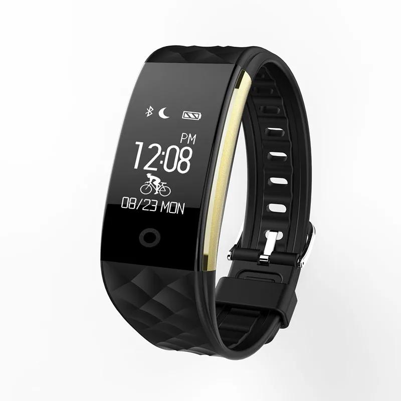 

Smart watch with heart rate monitoring pedometer tracker fitness wristband reminder smart watch men compatible IOS Android