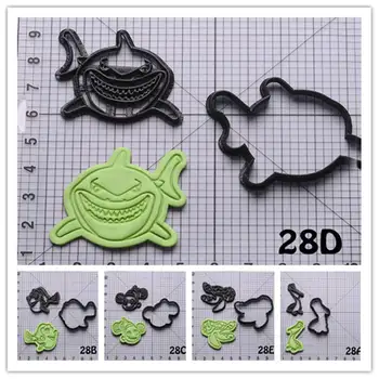 

Finding Nemo Series Cookie Cutter Set Custom Made 3D Printed Biscuit Fondant Cutter Cake Decoration Tools Kitchen Accessories