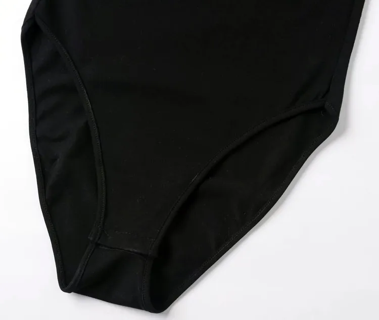 Women Cotton Spandex Spaghetti Strap Basic Tube Bodysuit Adjustable Cami Straps Bodysuit sexy bodysuit