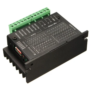 

New 20KHZ CNC Single Axis TB6600 2/4 Phase Hybrid Stepper Motor Driver Controller Black