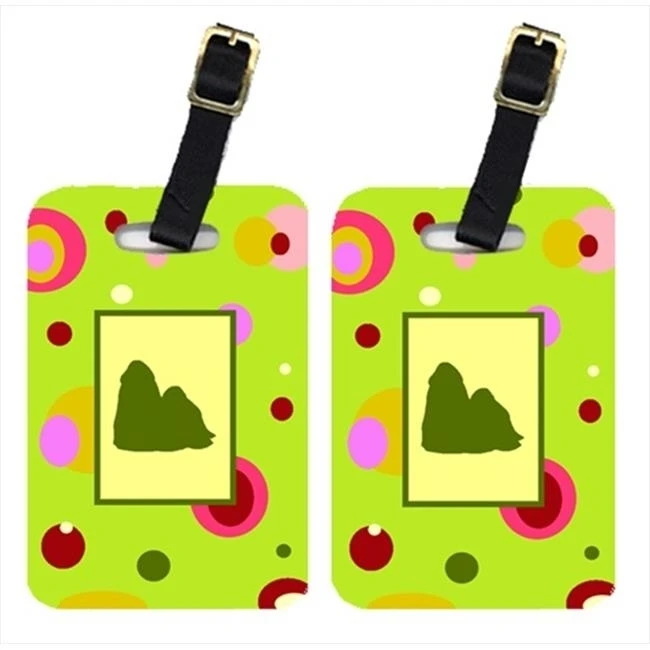 Carolines Treasures CK1150BT Pair Of 2 Shih Tzu Luggage Tags