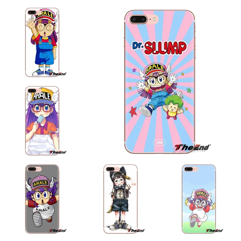 For Xiaomi Mi3 Samsung A10 A30 A40 A50 A60 A70 Galaxy S2 Note 2 Grand Core Prime TPU Skin Cover anime Dr Slump Arale little girl |