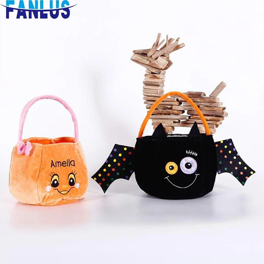 

1pcs/Bag Non-woven Fabric Halloween Candy Bag Packaging Candy Decorations Halloween Party Decoration Gift Bag Cake Box Favors