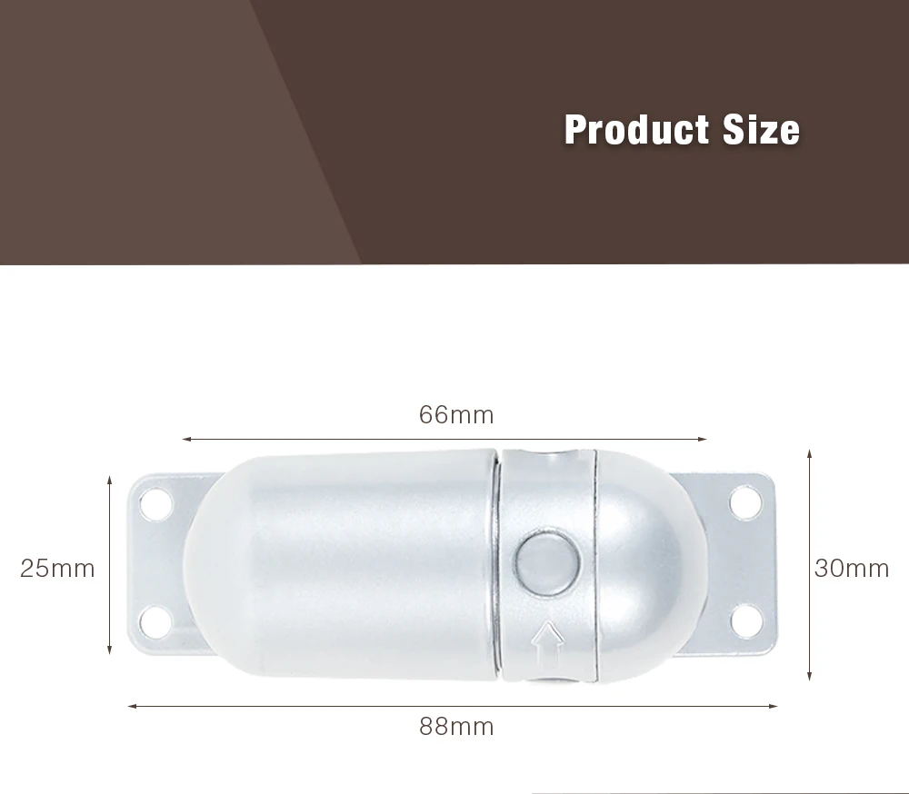 Мини пружинный Автоматический Дверной доводчик, регулируемый стержень, монтируемый на поверхность, пружинный доводчик, противопожарный дверной стоп