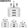 2 Port USB 5V/1A/2.1A/3.1A Power Adapter 3 PIN UK Plug AC Wall Charger with 1/2/3 USB Ports Charging For iPhone Samsung UK Plug ► Photo 1/6