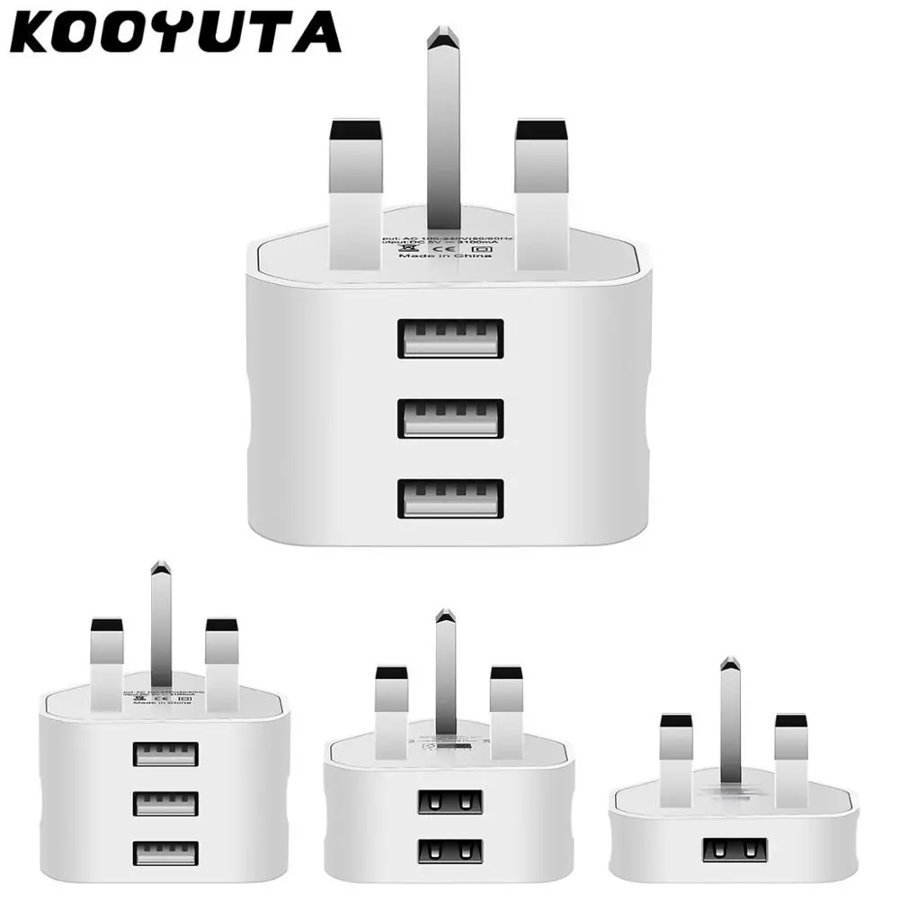 2 порта USB 5 В/1A/2.1A/3.1A адаптер питания 3 PIN штепсельная вилка Великобритании AC настенное зарядное устройство с 1/2/3 USB портами зарядки для iPhone ... 2 порта USB 5 В/1A/2.1A/3.1A адаптер питания 3 PIN штепсельная вилка Великобритании AC настенное зарядное устройство с 1/2/3 USB портами зарядки для iPhone ...