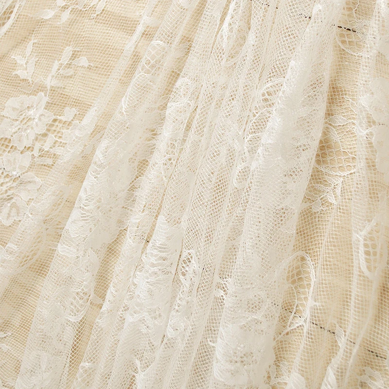 Elegant White Lace Tablecloth Lace Satin Table Linen Cloth Cover Textile Decoration for Wedding Party Home Hotel