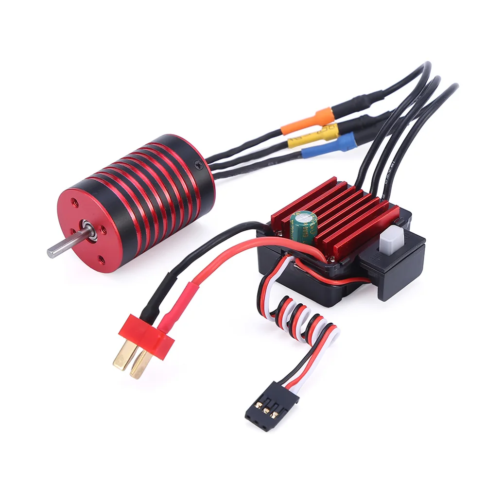 GTSKYTENRC Combo 2838 3700KV 4700KV бесщеточный двигатель с 35A ESC для Traxxas HSP Tamiya Axial 1/16 1/12 RC
