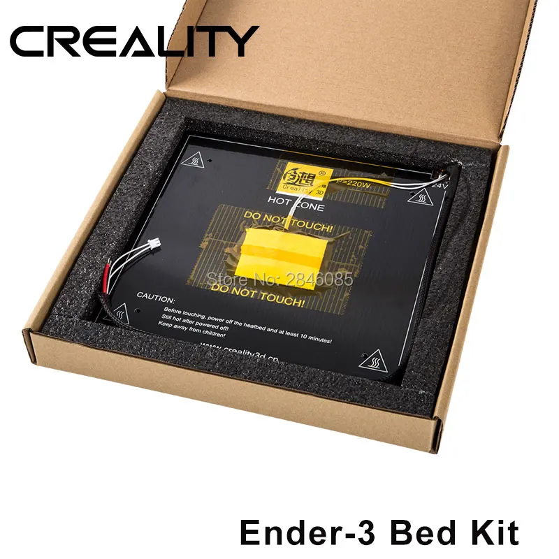CREALITY 3D питания Горячая Распродажа кровать доска+ кабели для 3D-принтеры Ender-3 Ender-3Pro Размеры 220*220*250 мм Заводская 3D-принтеры Запчасти