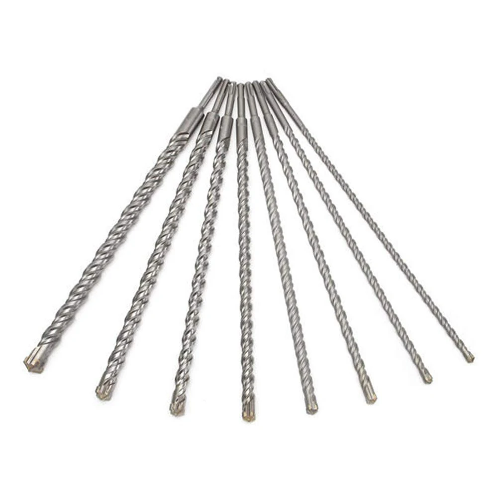 

1pcs 16*450mm SDS Plus Crosshead Twin spiral Hammer Drill Bits Woodwork Twist Round Shank Twist Electric Hammer Drill Bit