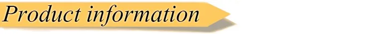 Product information