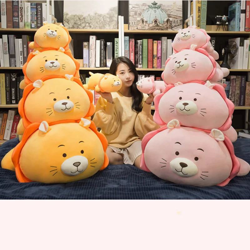 1PC Cute Soft Lion Plush Doll Baby Sleeping Pillow Forest Animals Lion Toy Sofa Cushion Kids Stuffed Toys Gift 1PC Cute Soft Lion Plush Doll Baby Sleeping Pillow Forest Animals Lion Toy Sofa Cushion Kids Stuffed Toys Gift